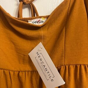 GeeGee Orange Dress